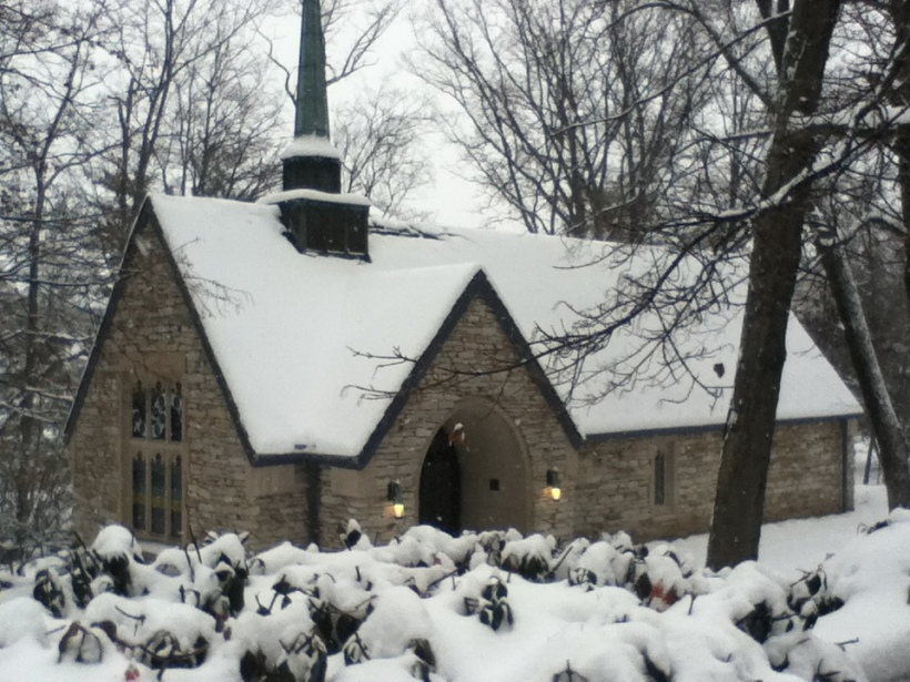 IU Chapel-snow